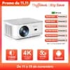 Mini Projetor TD92 Pro 1080P Wi-Fi Android 3D