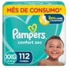 Fraldas Pampers Confort Sec XXG c/112 unidades