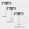 Kit com 3 Canecas Térmicas Street Branca Contigo | 414ml