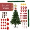 Árvore de Natal Decorada 150cm Verde Premium