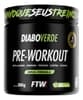 Suplemento Em Pó Pre Treino Pre Workout 300g Sabor Maça Verde FTW - DIABO VERDE