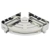 Suporte de Canto Inox para Shampoo e Sabonete
