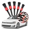 Kit 5 Pincéis para Detalhamento Automotivo