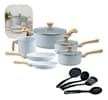Jogo de Panelas Indução Cerâmica 10 Peças