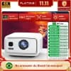 Projetor FlixTone D9W 4K 40000lm Android Wi-Fi