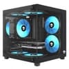 Gabinete Gamer Ryomaru mATX c/ 3 Fans Rainbow
